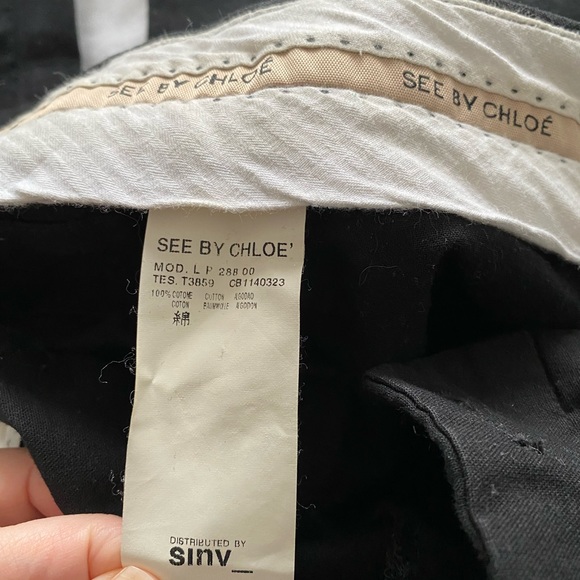 See By Chloe Casual Black Dress Pants - Picture 10 of 13